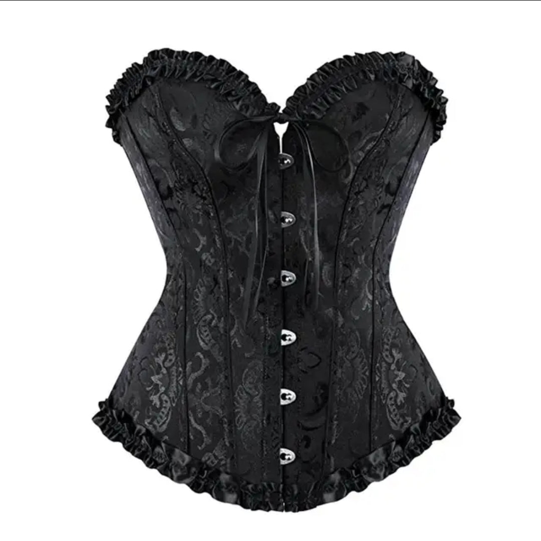 Black teazer corset